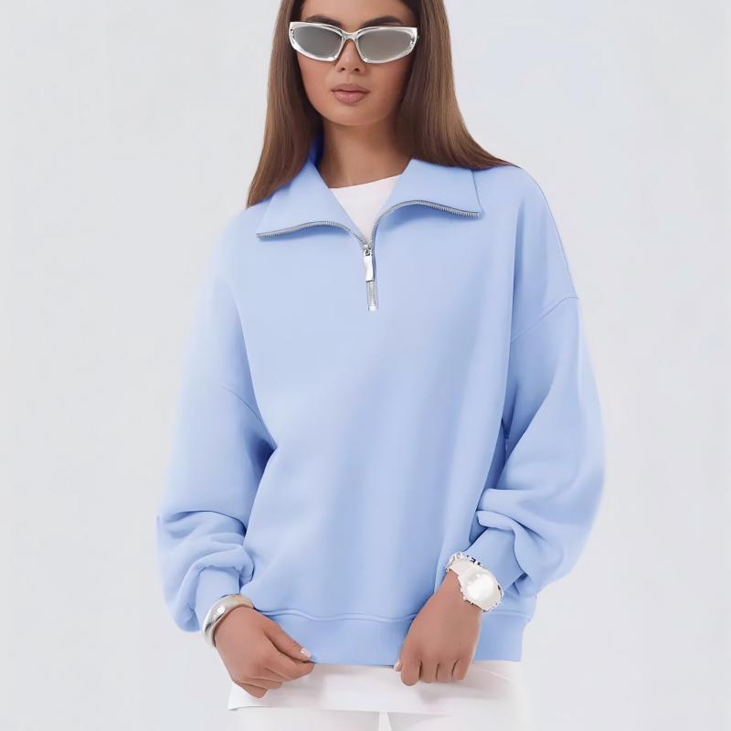 Women’s Half-Zip Fleece Mock Neck Pullover