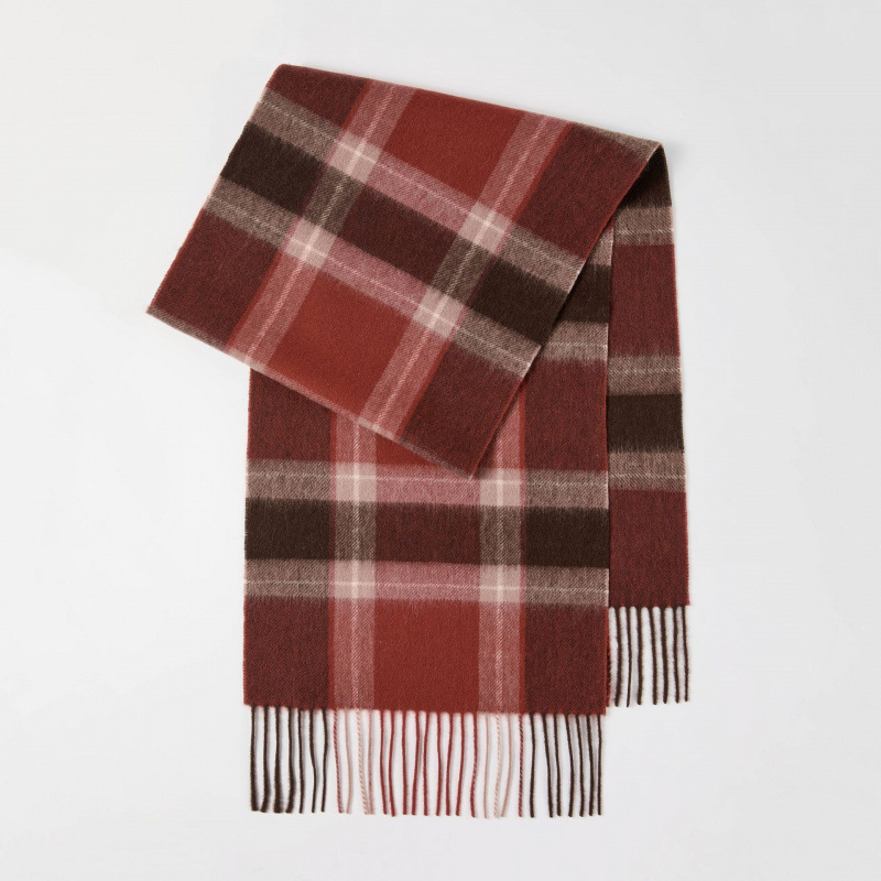 Women’s Autumn/Winter 100% Wool Plaid Warm Scarf