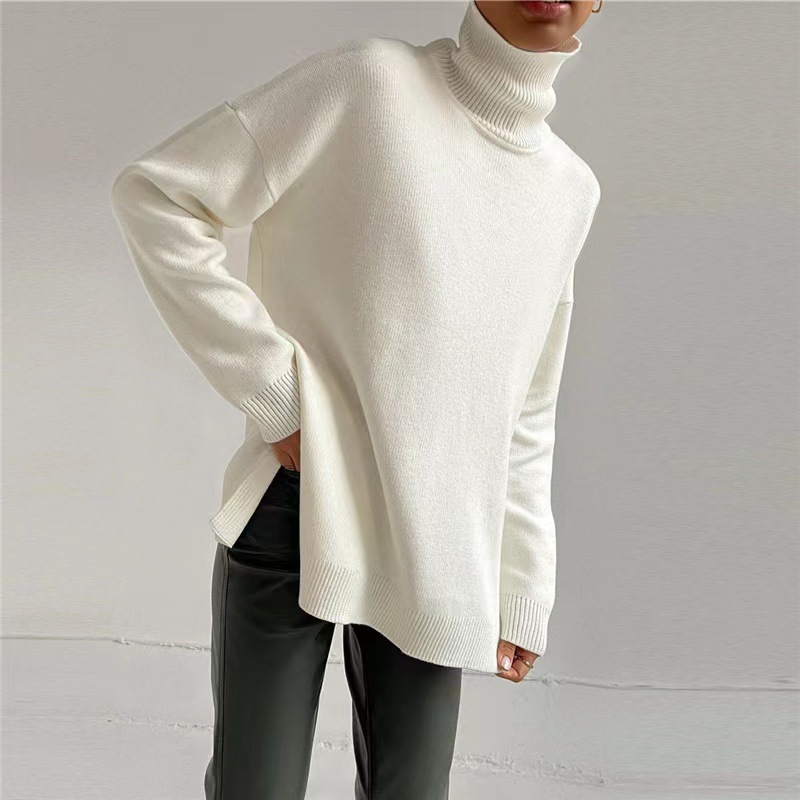 Women’s Classic-Fit Lightweight Mockneck Sweater