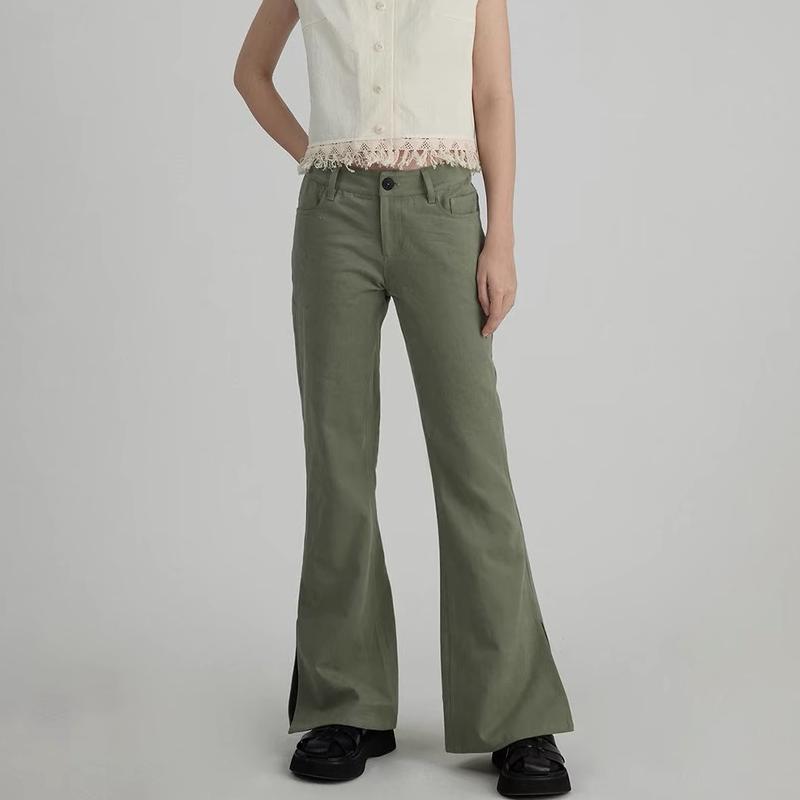 Women’s Marble-Pattern Wide-Leg Jeans – High-Waist Relaxed Denim Pants