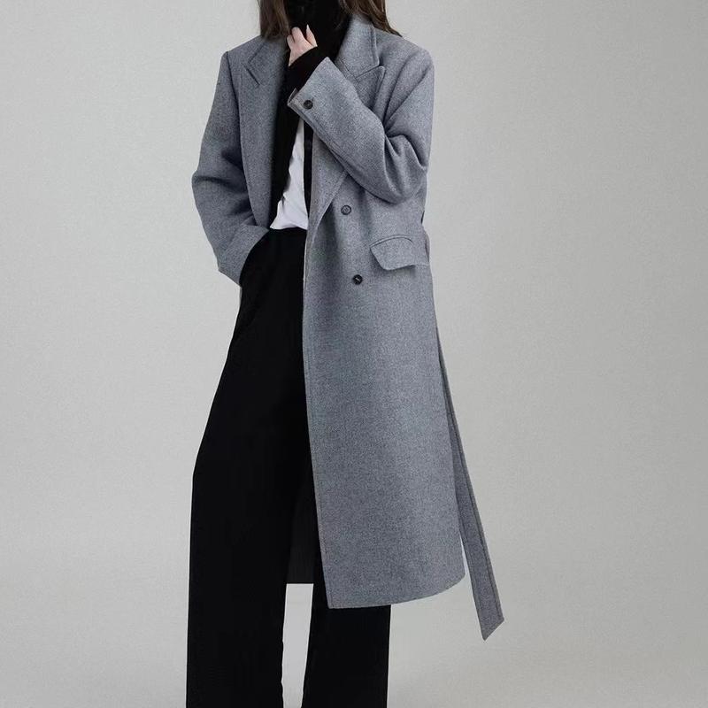 Vintage Slim-Fit Long Coat