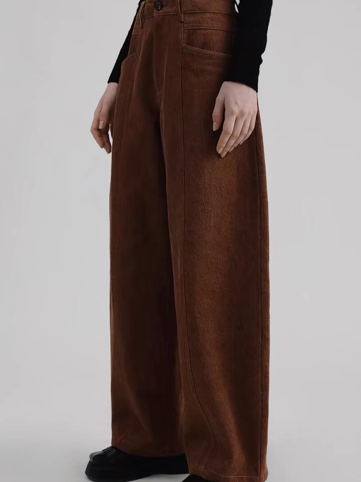 Women’s High-Waist Wide-Leg Jeans – Relaxed Fit Casual Denim Pants