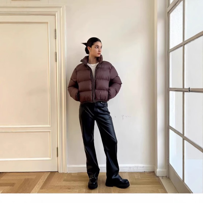 Winter Stand-Collar Padded Short Jacket