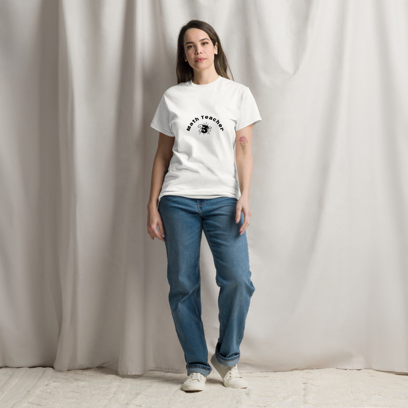 Unisex classic tee Math Teacher