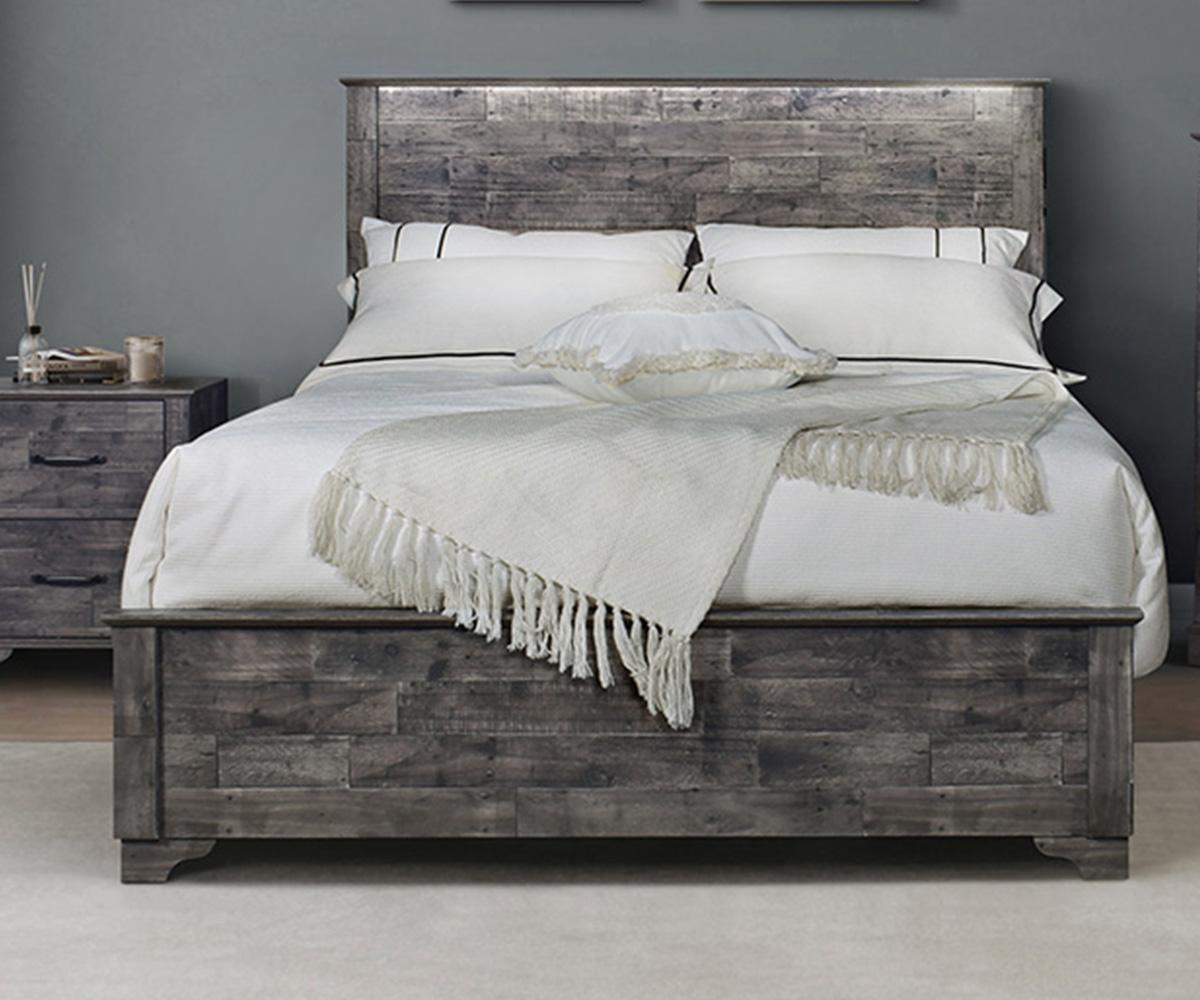 Rustic Grey Bedroom Set
