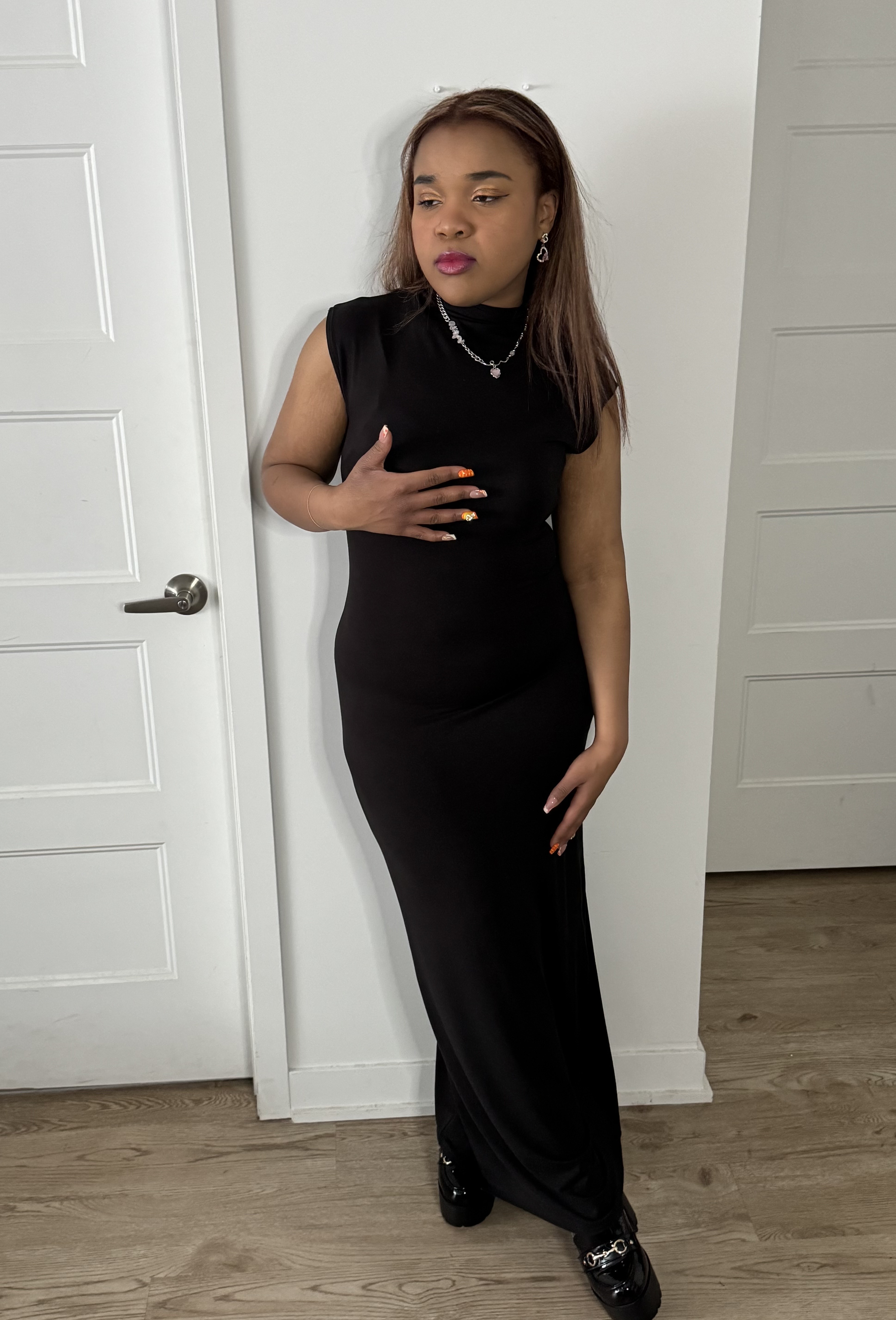 Elegant Black Maxi Dress