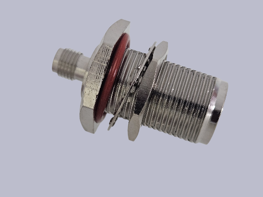 SMA Female to N Female Bulkhead DD mounting hole 