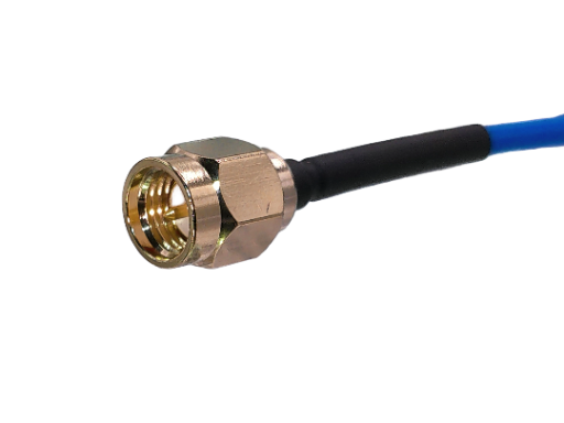 SMA Male to SMA Male RG405 (086) Semirigid Formable Jacketed (insulated) cable 12  inches