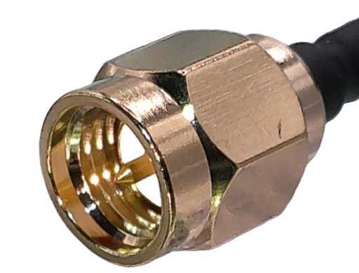 SMA Male to SMA Male RG402 Formable Jacketed (141)  RF Coaxial Cable 24 inches