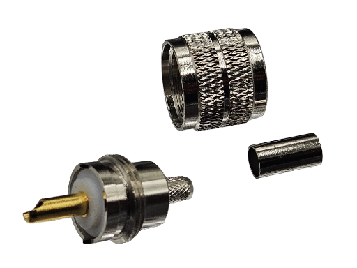 UHF Male Plug connector RG58, LMR-195/200  coax cable  