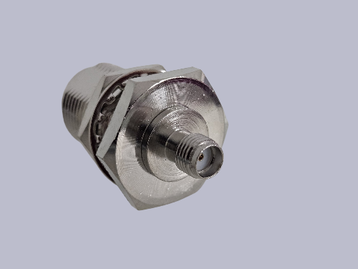 SMA Female to N Female Bulkhead DD mounting hole 