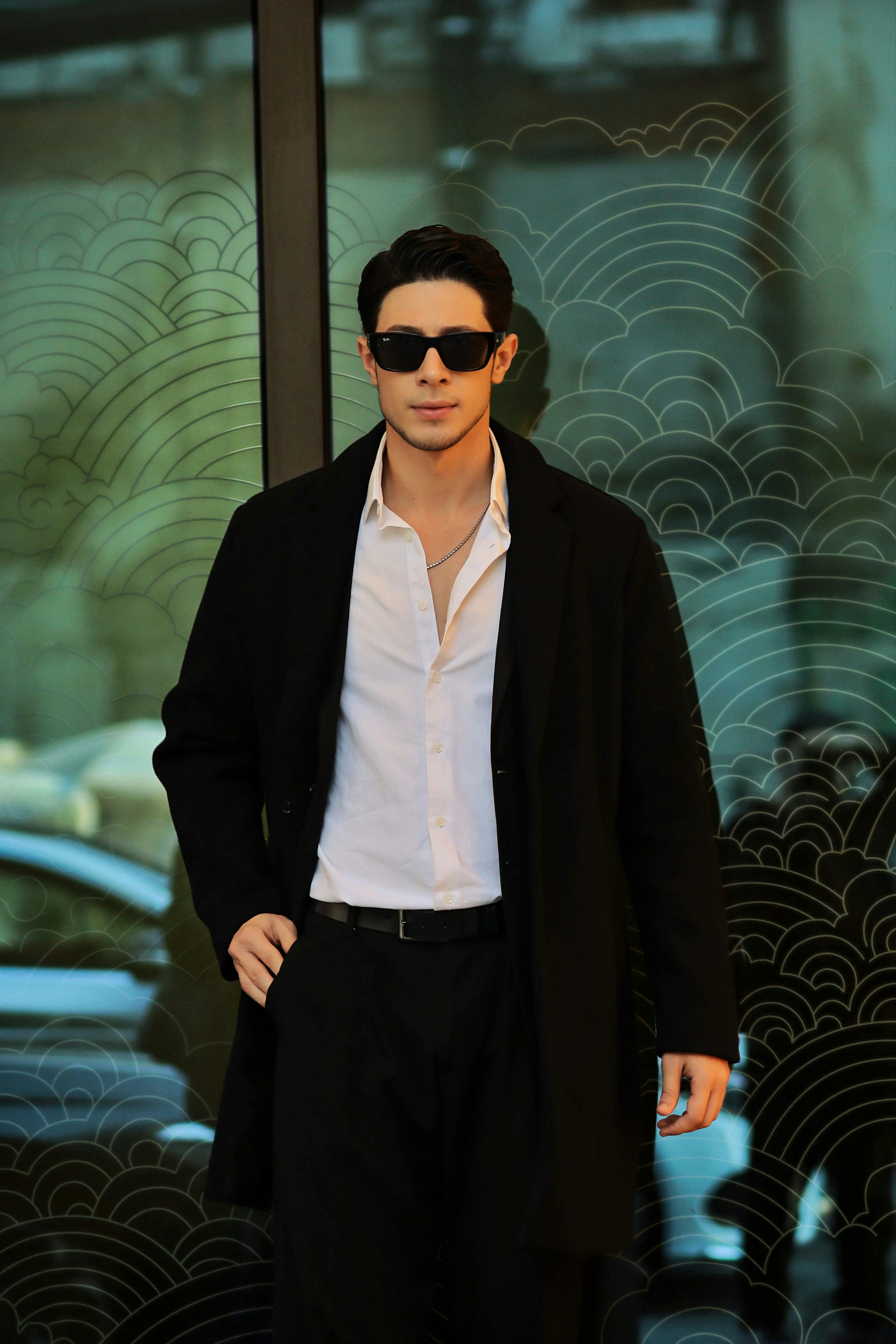 Men’s Black Overcoat