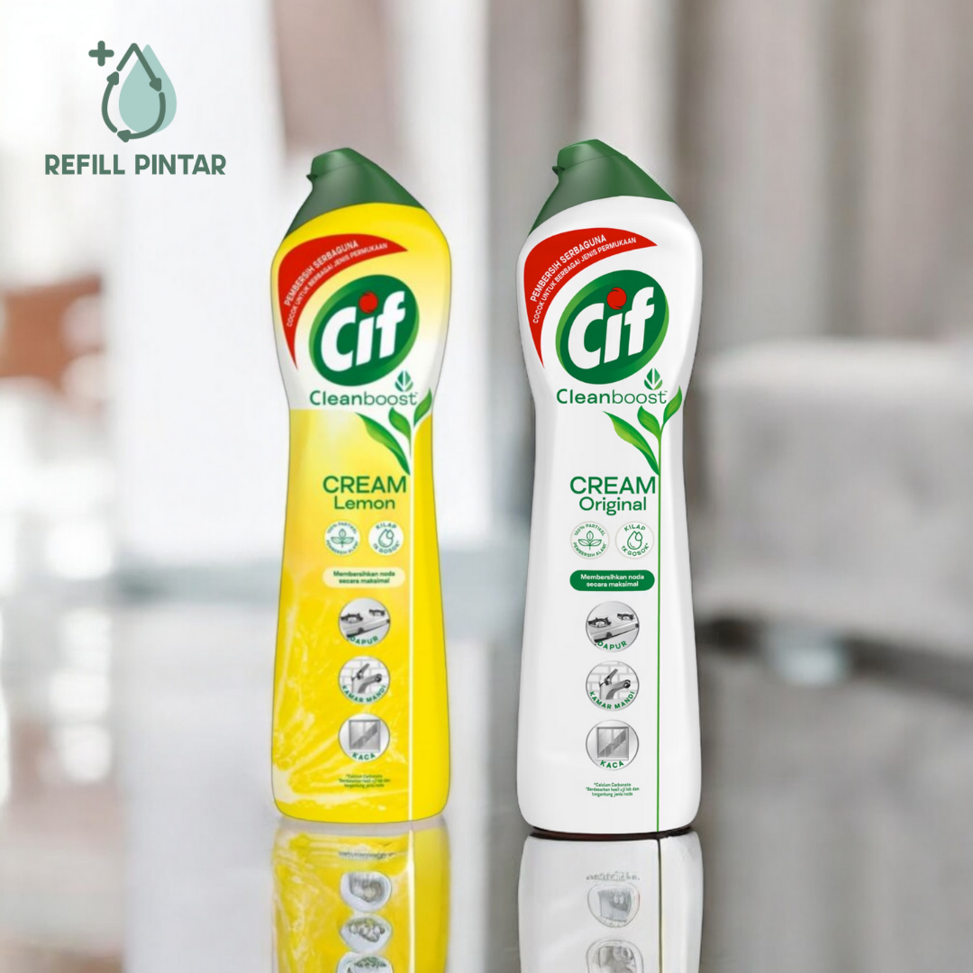 Cif Cleanboost Cream Cleaner Duo Pack