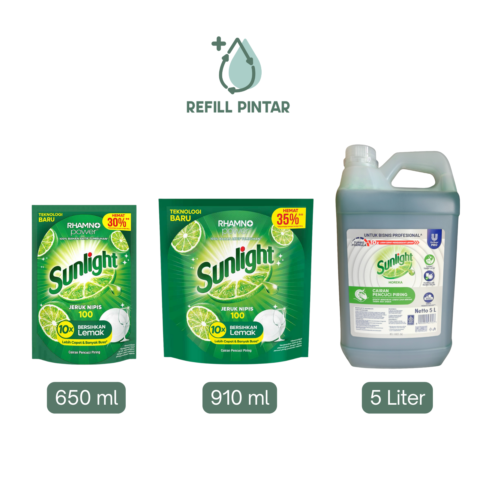 Sunlight Dishwashing Liquid Refill Pack