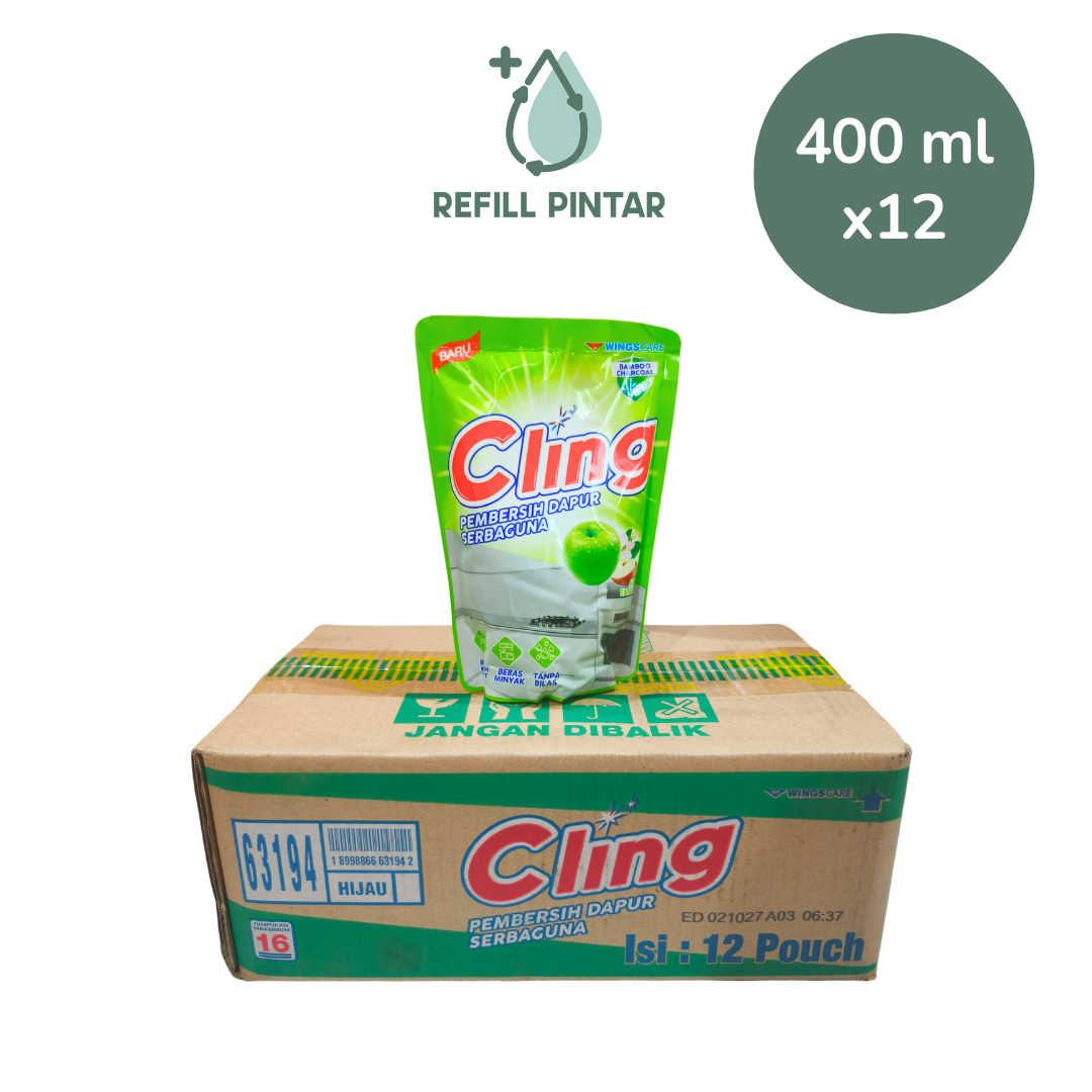 Cling Multipurpose Kitchen Cleaner Apple 400ml