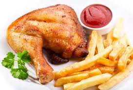 Poulet frites (1/4)