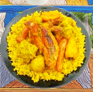 Thiou curry poulet ou viande