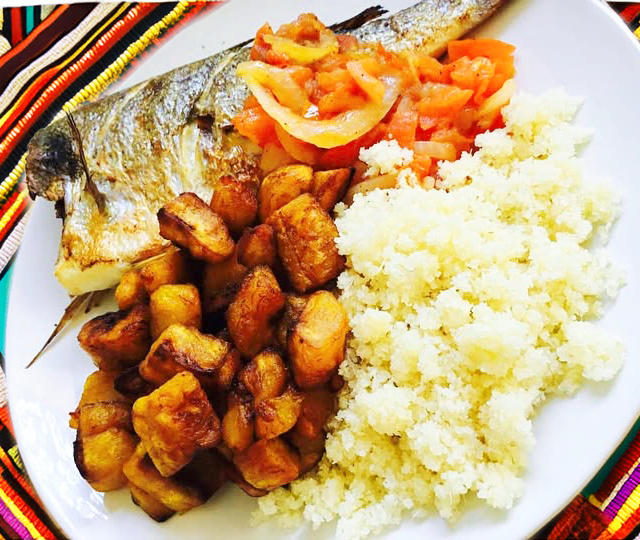 Poisson, attiéké et alloco