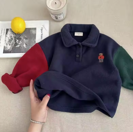 Colorblock Fleece Sweatshirt