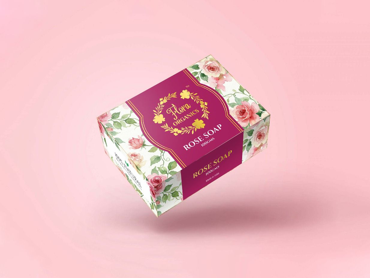 Flora Organics Rose Soap
