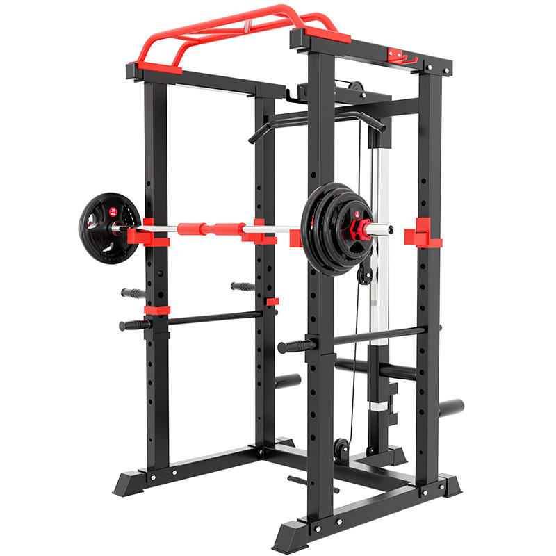 Home Multi-Function Squat Rack – Bench Press and Training Power Cage