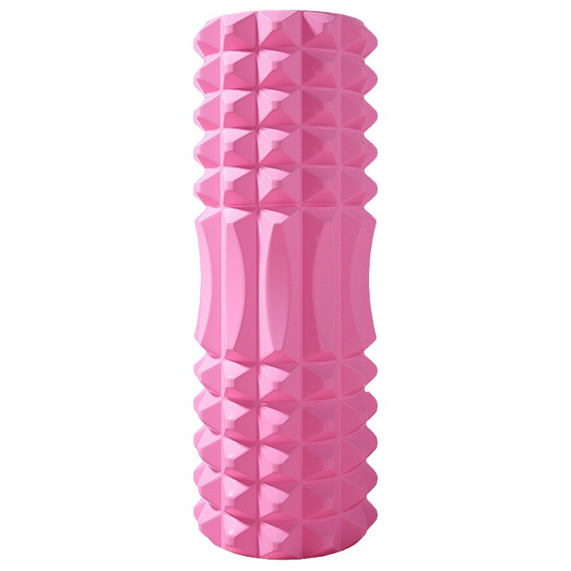 EVA Hollow Yoga Roller – Crescent Texture Foam Massage Stick