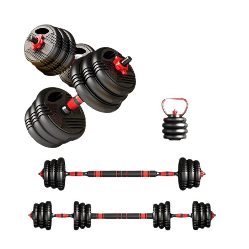 Adjustable Cement Dumbbell and Barbell Set for Home Fitness