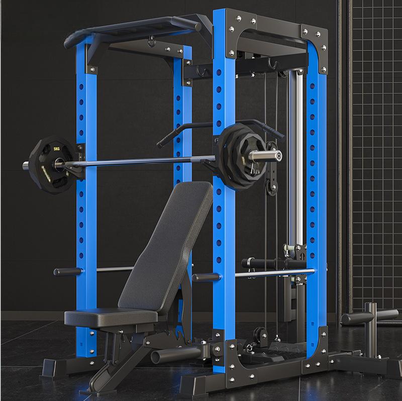 Home Multi-Function Training Rack – Fly, Squat, and Bench Press Combo