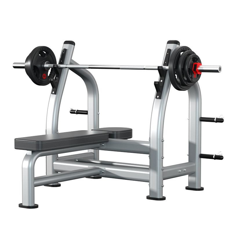 Commercial Bench Press Barbell Set with Rack and Olympic Bar