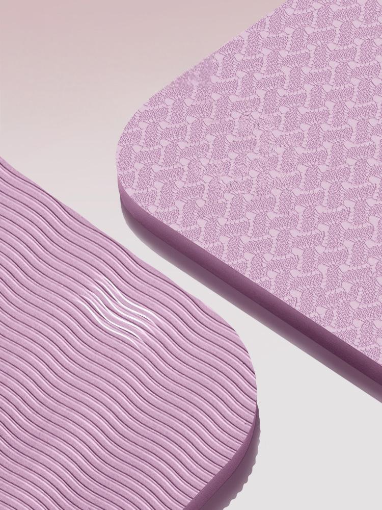 TPE Yoga Mat – Thick Non-Slip Shock-Absorbing Exercise & Dance Mat