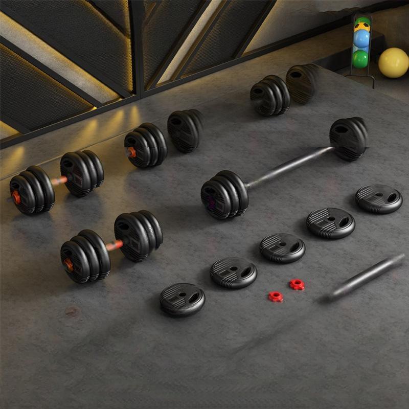 Adjustable Cement Dumbbell and Barbell Set for Home Fitness 