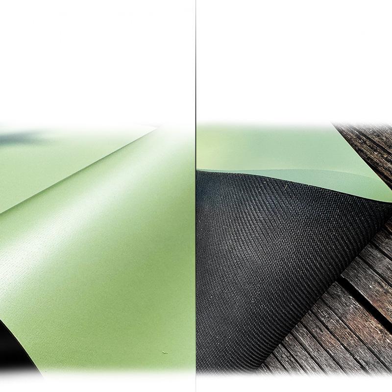 Oval PU Natural Rubber Yoga Mat – Professional Non-Slip Exercise Mat