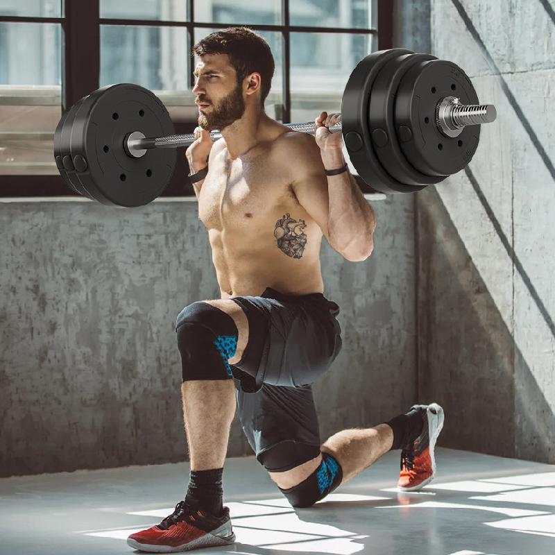 Adjustable Single Straight Bar Dumbbell