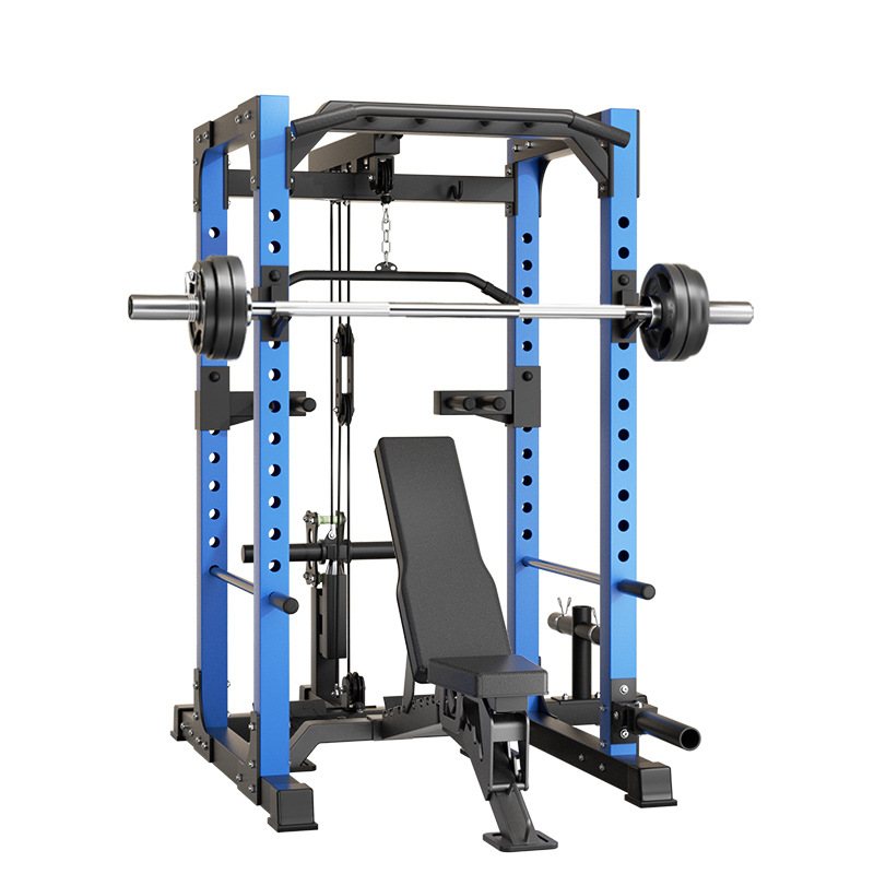 Home Multi-Function Training Rack – Fly, Squat, and Bench Press Combo