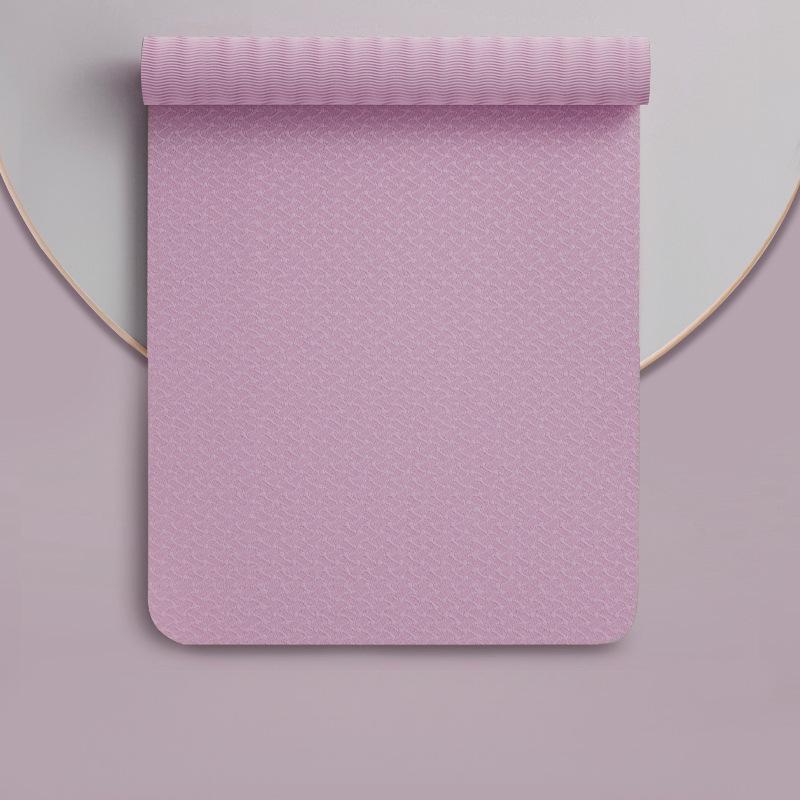 TPE Yoga Mat – Thick Non-Slip Shock-Absorbing Exercise & Dance Mat