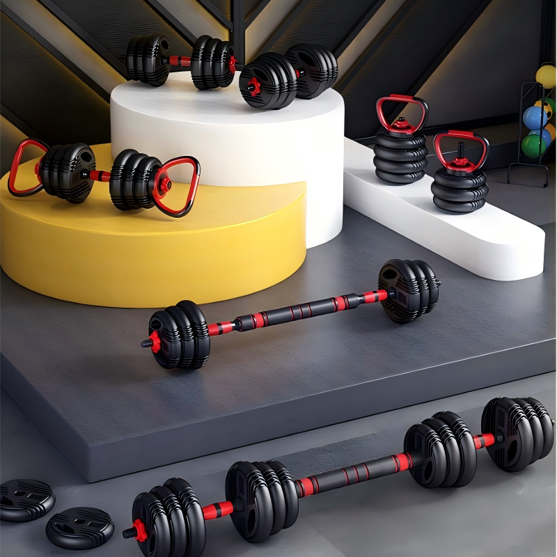 Adjustable Cement Dumbbell and Barbell Set for Home Fitness 
