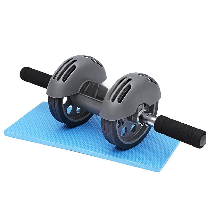 Auto-Return Dual Ab Wheel – Silent Core Roller for Abdominal Workouts