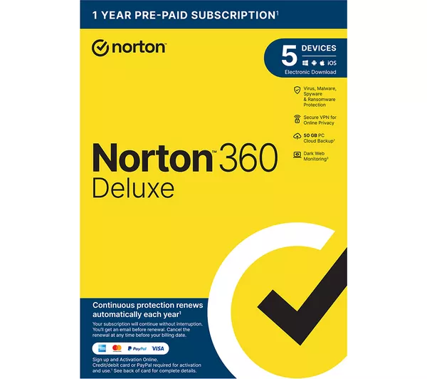Norton 360 Premium â Licence annuelle pour 5 PC