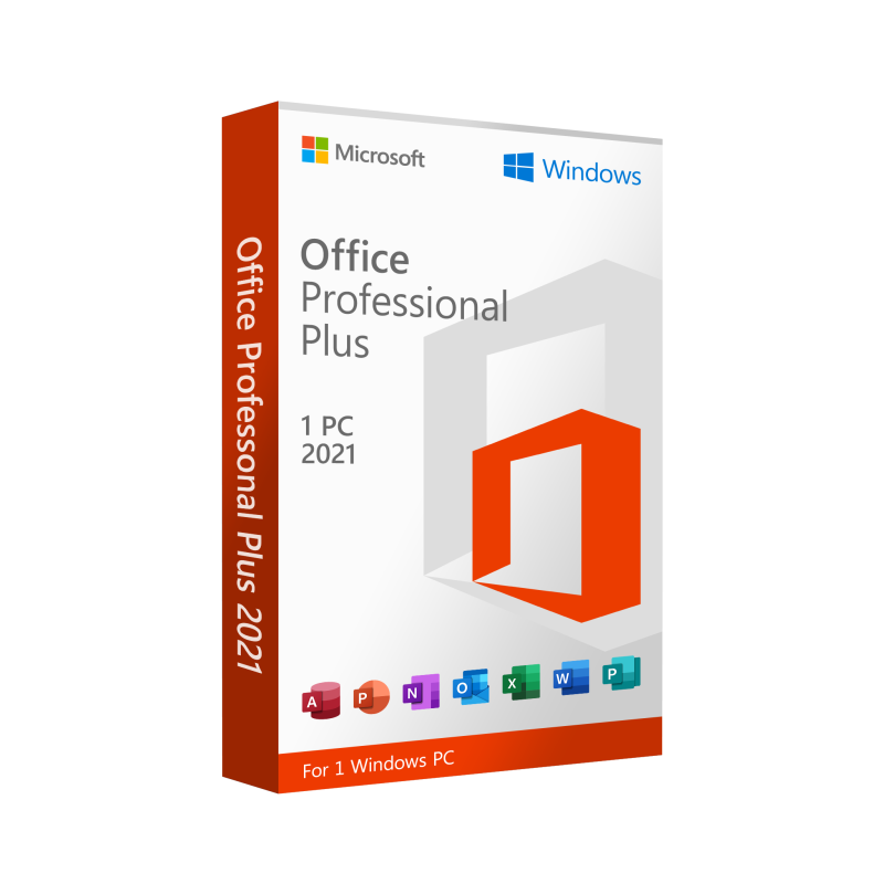 Microsoft Office 2021 Pro Plus - Licence à vie pour 1 PC