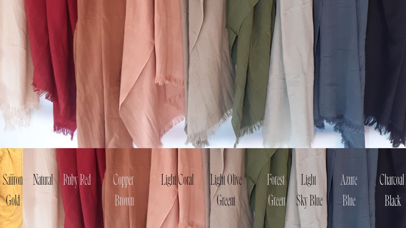 Unisex Hemp/Cotton Sarongs
