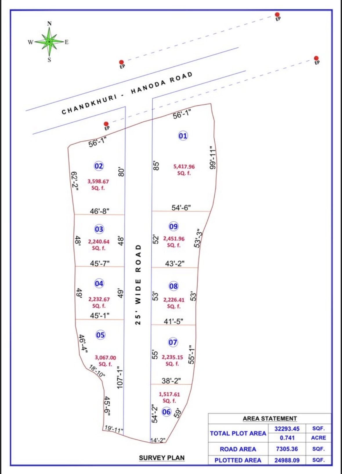ЁЯПб рдзрдиреЛрд░рд╛тАУрд╣рдиреМрджрд╛ (рджреБрд░реНрдЧ-рднрд┐рд▓рд╛рдИ) рдорд╛рд░реНрдЧ рдкрд░ рдкреНрд▓реЙрдЯ рдмрд┐рдХреНрд░реА рд╣реЗрддреБ рдЙрдкрд▓рдмреНрдз ЁЯПб