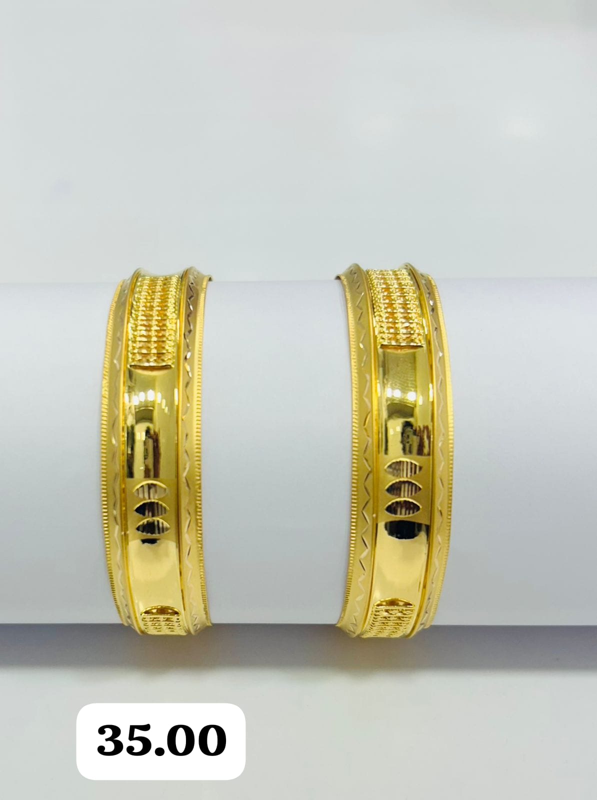 Gold-plated Bangles