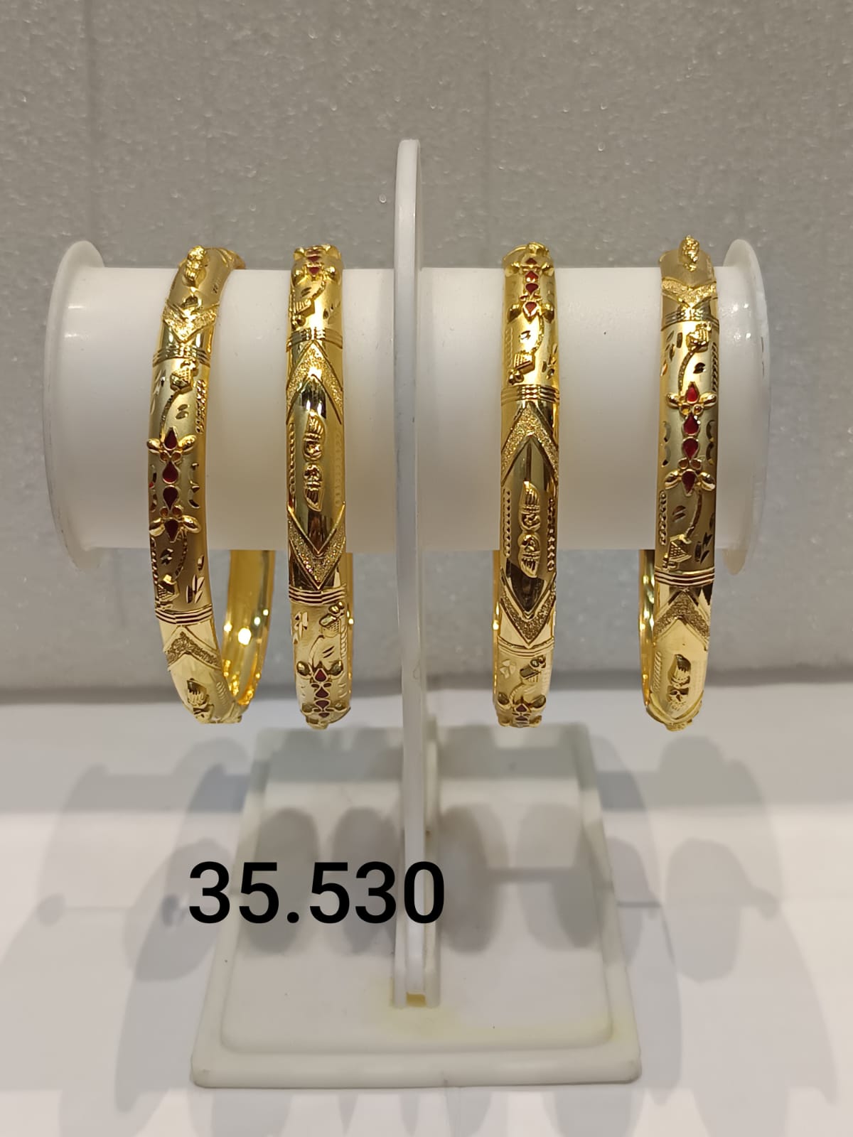 Gold Bangles Set