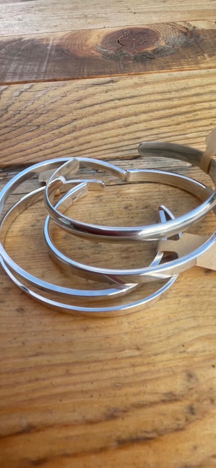 Small Silver Bangle