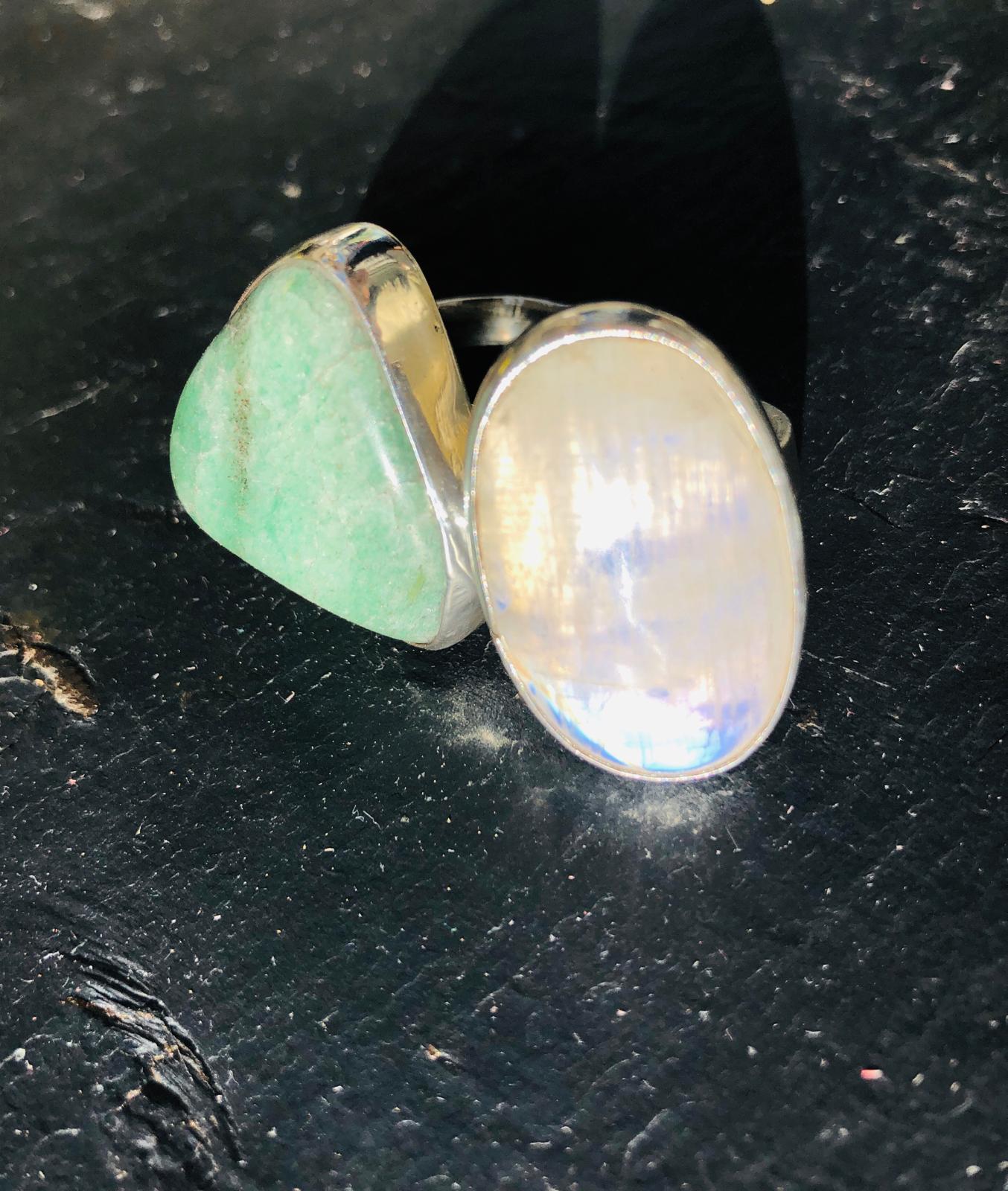 Silver Gem Stone cufflinks