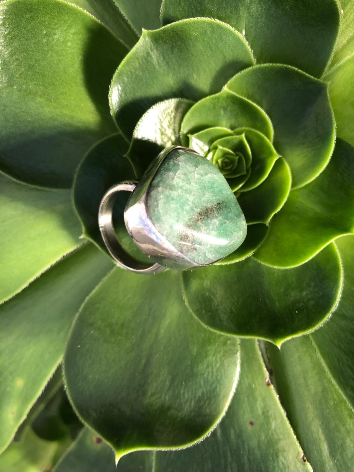Silver Gem Stone cufflinks