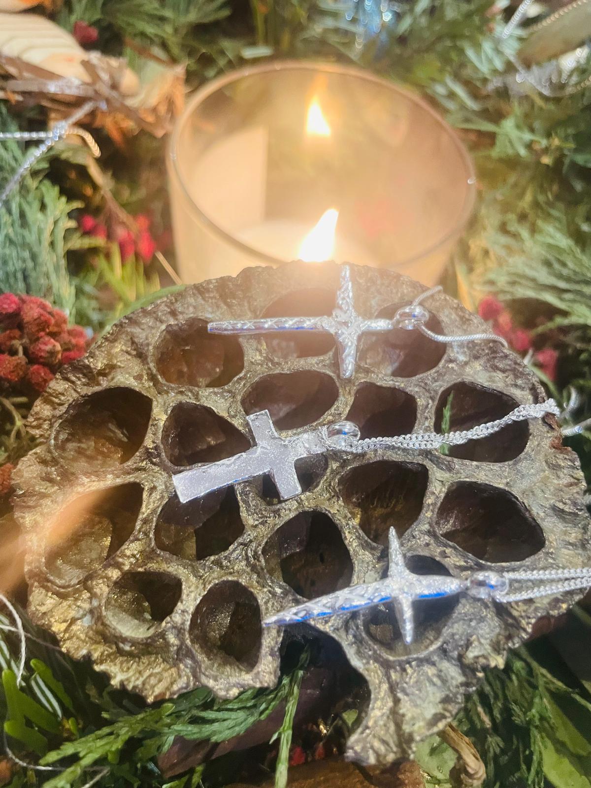 Silver Cross Necklace