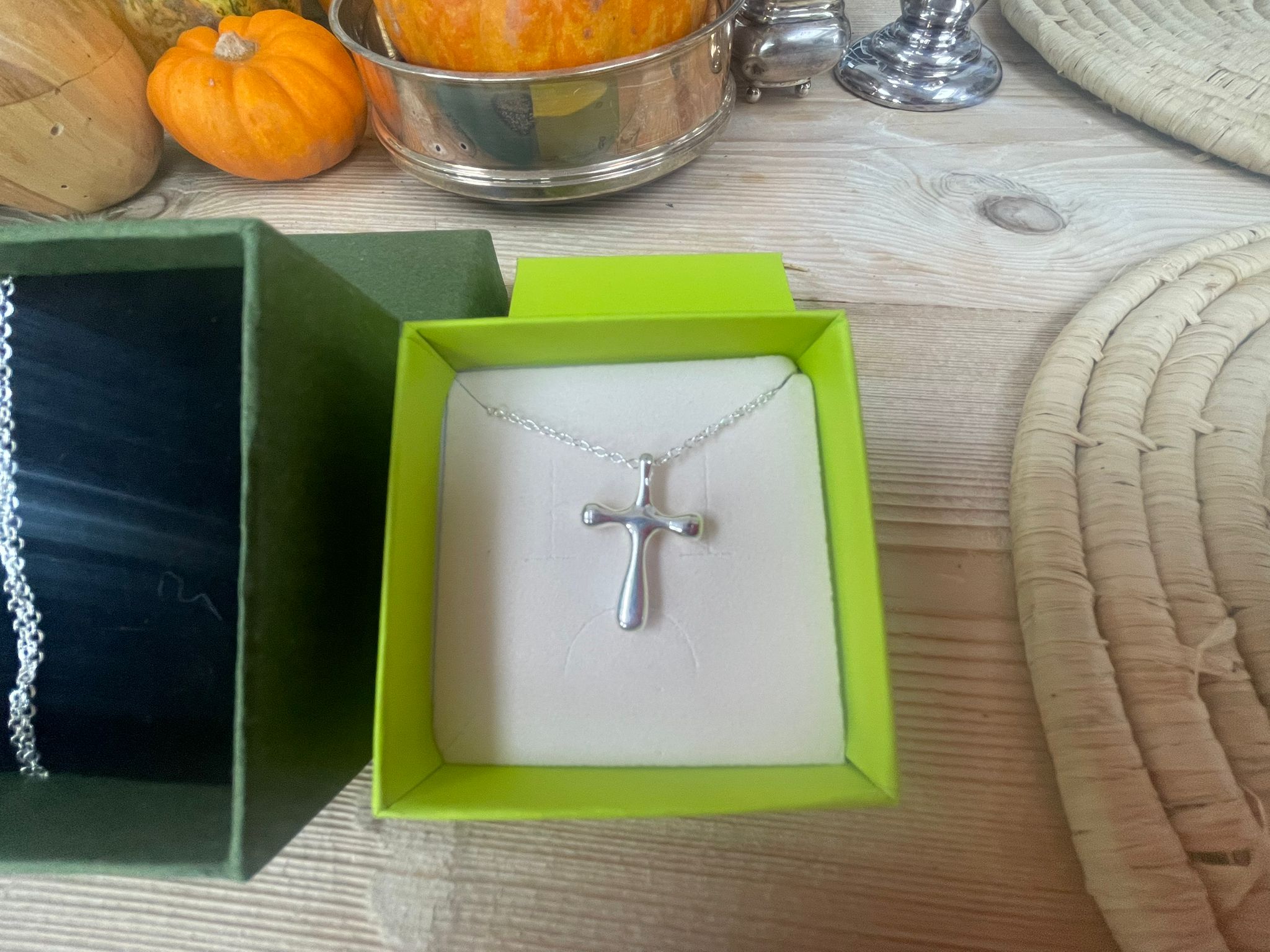 Silver Cross Necklace