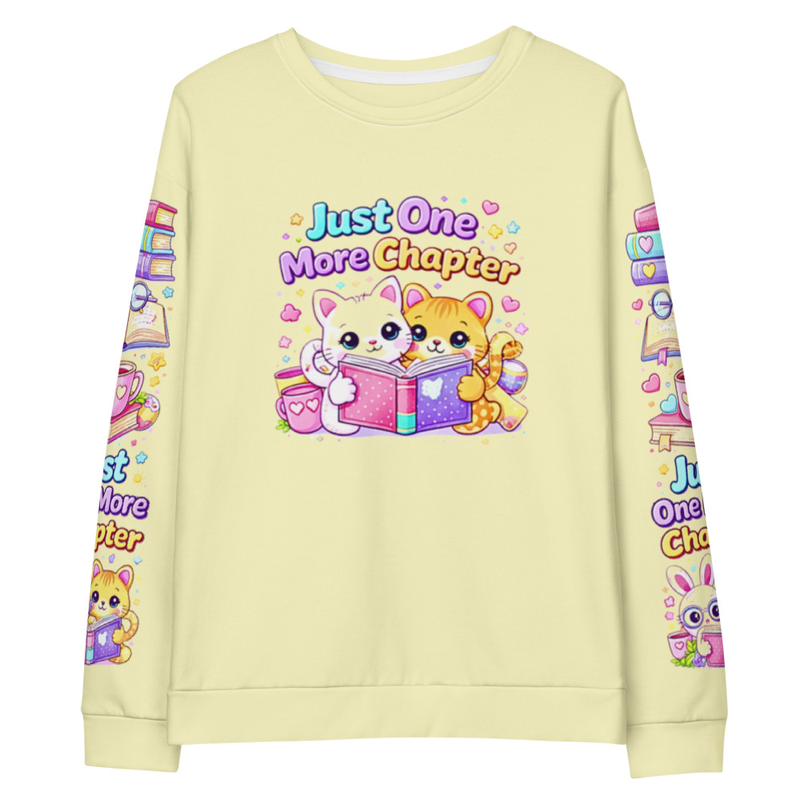 Cute Book Lover Sweatshirt – Cozy Reading Aesthetic Pullover I Reading Club Sweater I Gift for Her