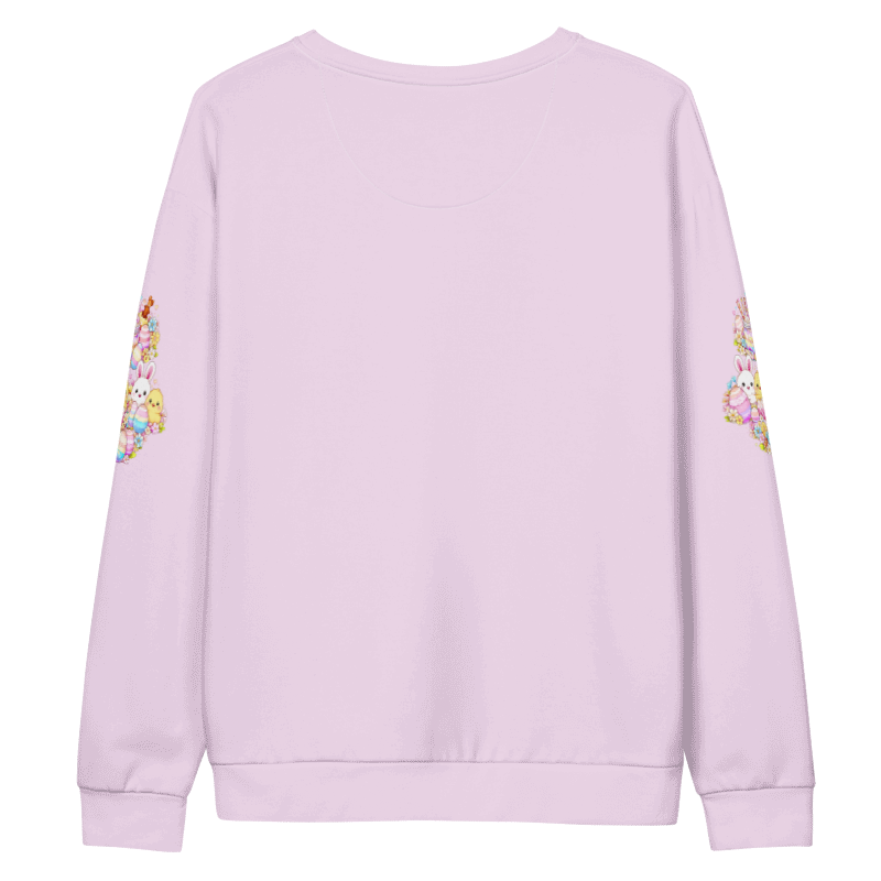 Easter Sweatshirt – Cute Pastel Bunny Sweater for Spring, Kawaii Easter Outfit, Teen & Women Cozy Bunny Top I Easter Sweater Gift for Her